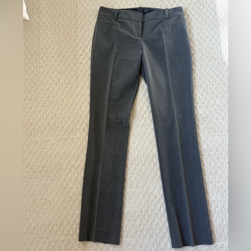 The Limited Charcoal Straight Leg Pants -4 R